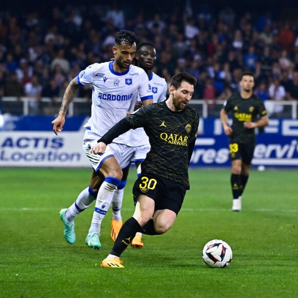 Lionel Messi contre Auxerre.