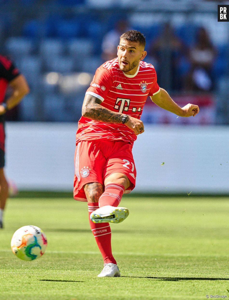 Lucas Hernandez sous le maillot du Bayern Munich.