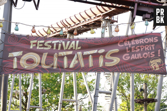 Inauguration du festival Toutatis au Parc Asterix à Plailly le 12 mai 2023. © Christophe Aubert via Bestimage