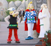 Les personnages lors de l'inauguration du festival Toutatis au Parc Asterix, le 12 mai 2023. © Christophe Aubert via Bestimage