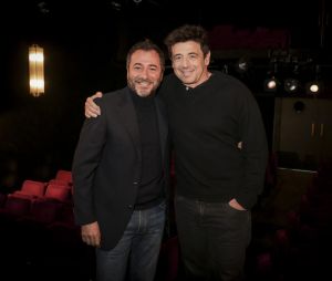 Exclusif - Bernard Montiel, Patrick Bruel - Enregistrement de l'émission "Olympiascope", présentée par B.Montiel et diffusée le 31 décembre sur Olympia TV, une chaîne du groupe Canal+ et en replay sur myCANAL. Le 5 décembre 2022 © Jack Tribeca / Bestimage 