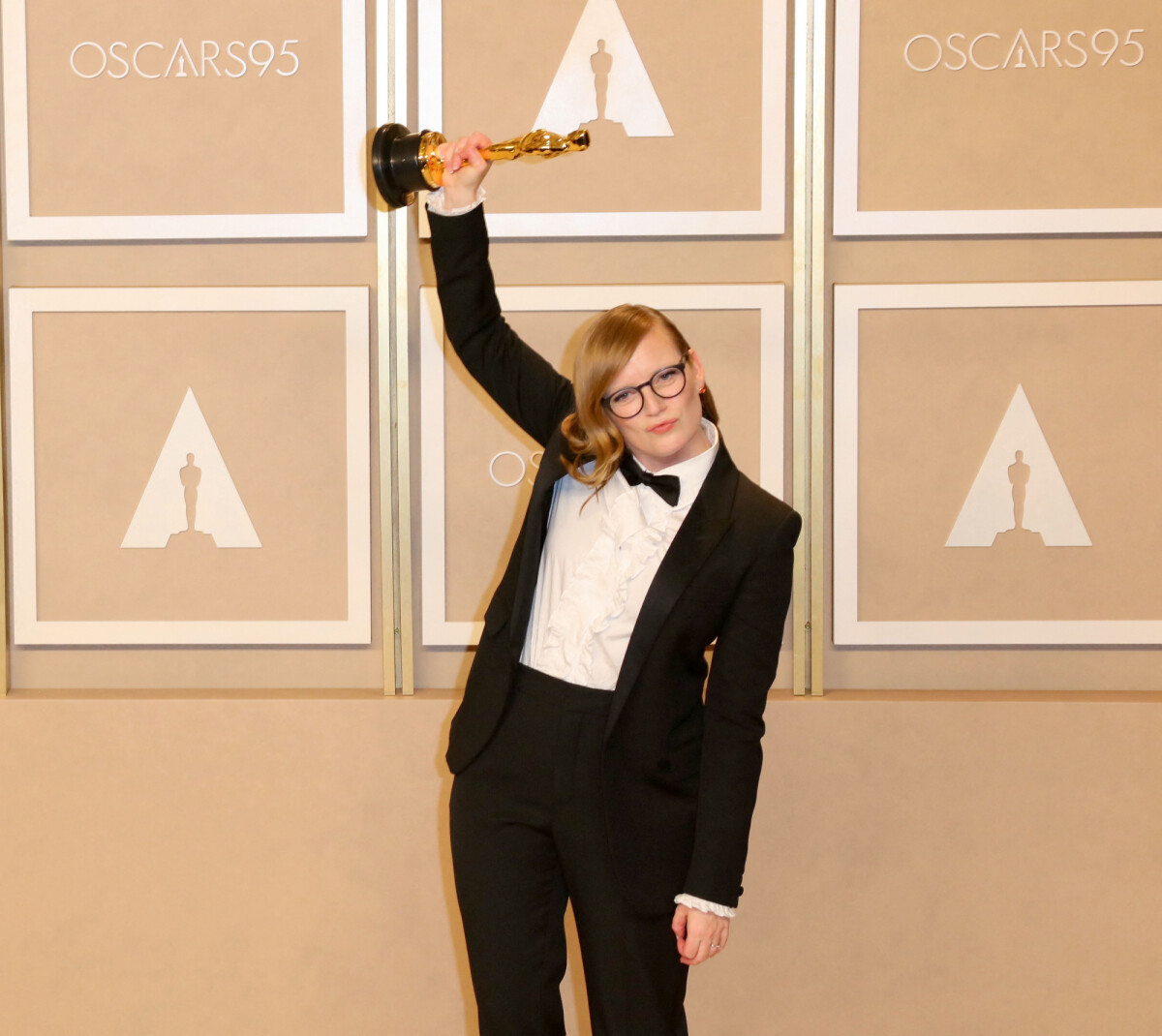 Photo Sarah Polley (Oscar du meilleur scénario adapté pour Women Talking) dans la pressroom