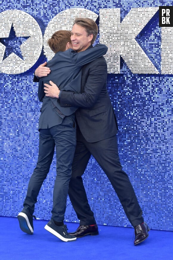 Giles Martin, Kit Connor à la première du film "Rocketman" au cinéma Odeon Leicester Square à Londres, Royaume Uni, le 20 mai 2019. 