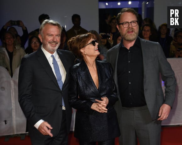 Sam Neill, Susan Sarandon et Rainn Wilson à la première de "Blackbird" au Toronto International Film Festival 2019 (TIFF), le 6 septembre 2019.