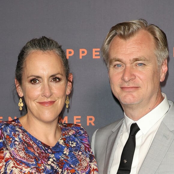 Emma Thomas et son mari Christopher Nolan - Première du film "Oppenheimer" au Grand Rex à Paris le 11 juillet 2023. © Coadic Guirec/Bestimage 