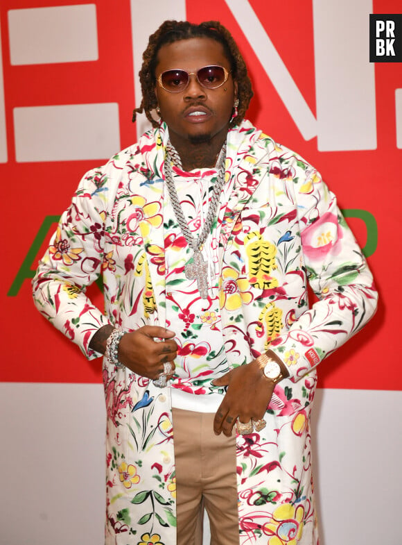 Gunna au photocall du défilé Homme Kenzo automne-hiver 2022/2023 au Galerie Vivienne dans le cadre de la Fashion Week de Paris, France, le 23 janvier 2022. © Veeren-Clovis/Bestimage