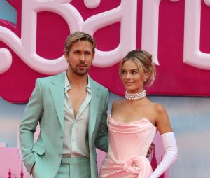 Ryan Gosling et Margot Robbie à la première du film Barbie à Londres