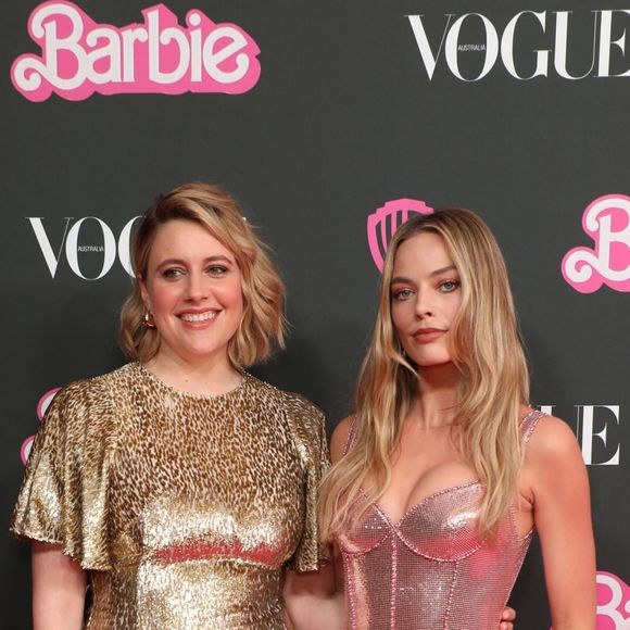 Margot Robbie et Greta Gerwig à Sydney pour le film Barbie