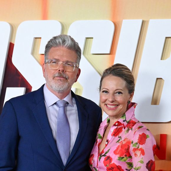  Christopher McQuarrie and Heather McQuarrie at the premiere of 'Mission: Impossible - Dead Reckoning Part One' on July 10, 2023 in New York City. 
