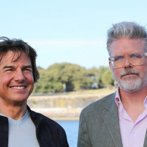 July 2, 2023: TOM CRUISE and CHRISTOPHER MCQUARRIE during the 'Mission: Impossible - Dead Reckoning Part One' Photo Call at Circular Quay on July 02, 2023 in Sydney, NSW Australia (Credit Image: © Christopher Khoury/Australian Press Agency via ZUMA Wire) 