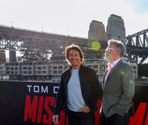 July 2, 2023: TOM CRUISE and CHRISTOPHER MCQUARRIE during the 'Mission: Impossible - Dead Reckoning Part One' Photo Call at Circular Quay on July 02, 2023 in Sydney, NSW Australia (Credit Image: © Christopher Khoury/Australian Press Agency via ZUMA Wire) 
