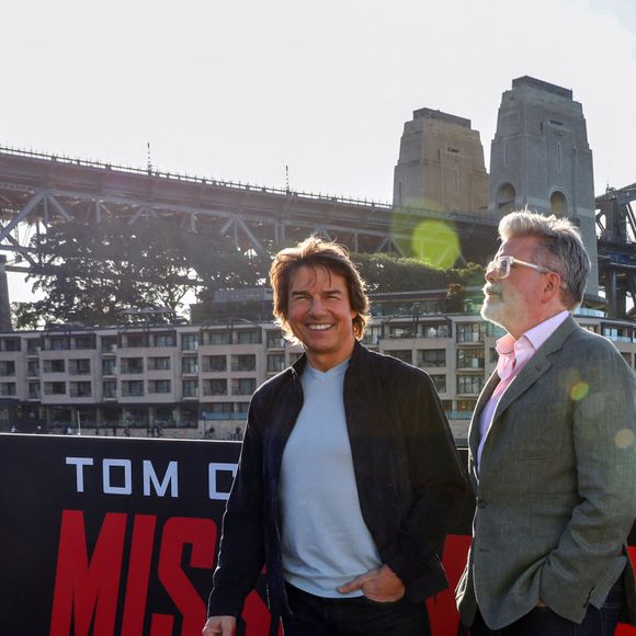 July 2, 2023: TOM CRUISE and CHRISTOPHER MCQUARRIE during the 'Mission: Impossible - Dead Reckoning Part One' Photo Call at Circular Quay on July 02, 2023 in Sydney, NSW Australia (Credit Image: © Christopher Khoury/Australian Press Agency via ZUMA Wire) 