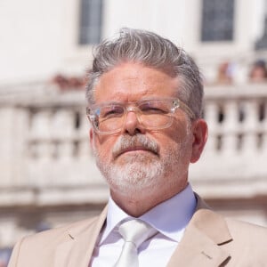 Christopher McQuarrie au photocall du film "Mission Impossible : Dead Reckoning - Partie 1" à Rome, le 19 juin 2023. © Matteo Nardone/Pacific Press via Zuma Press/Bestimage  Photocall of the film "Mission Impossible: Dead Reckoning - Part 1" in Rome, June 19, 2023. 