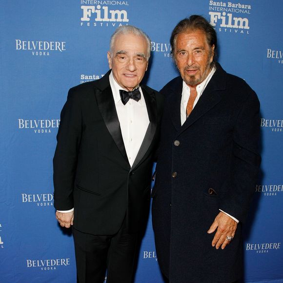 Info - Al Pacino fête ses 80 ans le 25 avril - Martin Scorsese et Al Pacino - Les célébrités assistent à la remise du prix K. Douglas Award remis à M. Scorsese pour l'ensemble de sa carrière lors du festival du film de Santa Barbara, le 14 novembre 2019.