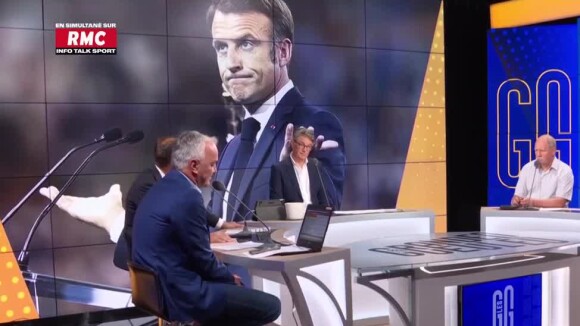 Un chroniqueur des Grandes Gueules fracasse Emmanuel Macron