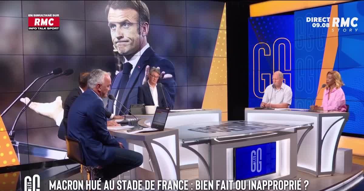 Coupe du monde de rugby – Macron hué et sifflé : un chroniqueur des Grandes Gueules l’étrille, « quand on a un égo pareil, il faut consulter ! » Coupe du monde de rugby – Macron hué et sifflé : un chroniqueur des Grandes Gueules l’étrille, « quand on a un égo pareil, il faut consulter ! »