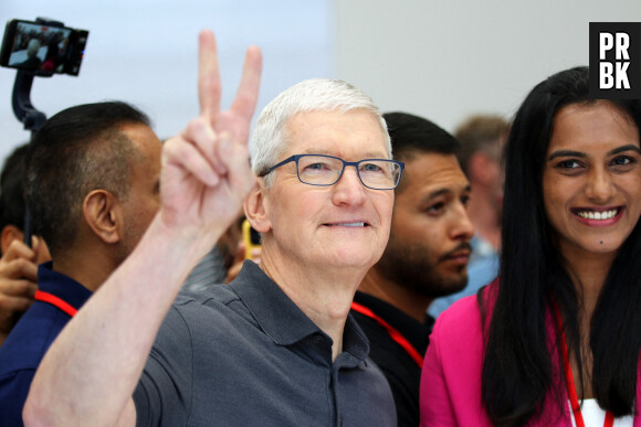 12 Septembre 2023, USA, Cupertino : Le CEO d'Apple Tim Cook à la présentation de l'iPhone 15
Photo: Christoph Dernbach/DPA/ABACAPRESS.COM