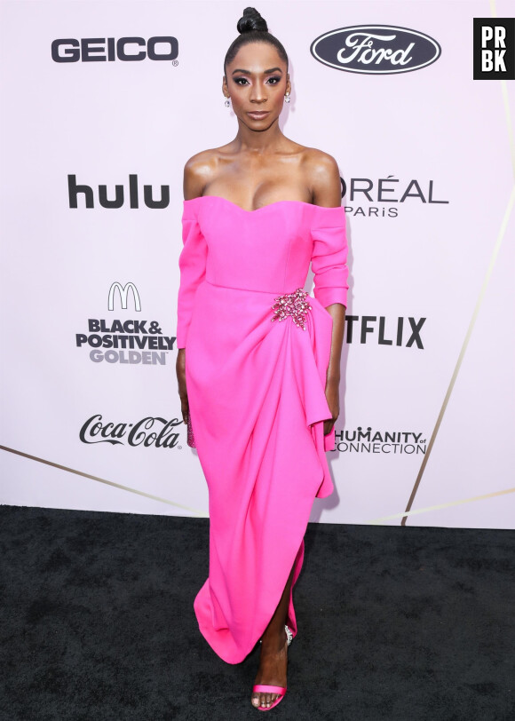 Angelica Ross lors de la 13ème édition du déjeuner annuel des remises de prix ESSENCE Black Women à l'hôtel Beverly Wilshire du quartier de Beverly Hills à Los Angeles, Californie, Etats-Unis, le 6 février 2020.