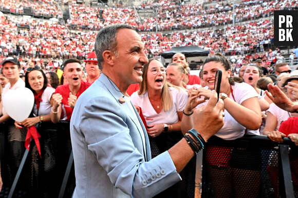 Exclusif - Nikos Aliagas - Enregistrement de l'émission "La chanson de l'année" dans les Arènes de Nîmes, présentée par N.Aliagas et diffusée le 17 juin sur TF1 © Bruno Bebert-Christophe Clovis / Bestimage 