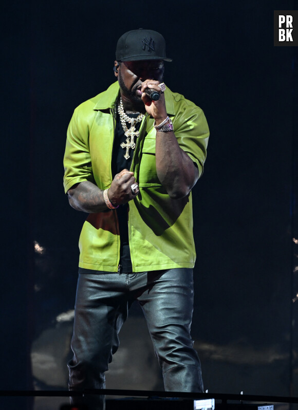 Il a ainsi affirmé que c'est Diddy qui avait tué Tupac en 1996.
50 Cent à West Palm Beach.