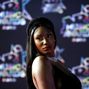 Aya Nakamura au photocall de la 24ème édition des "NRJ Music Awards (NMA)" au Palais des Festivals à Cannes le 18 novembre 2022. © Dominique Jacovides / Bestimage