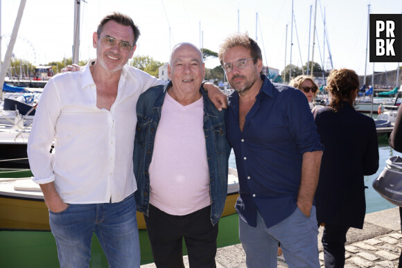 Jérôme Bertin, Michel Cordes, Stéphane Hénon PLUS BELLE LA VIE Le festival de fiction TV de La Rochelle samedi 17 septembre 2022. © Christophe Aubert via Bestimage