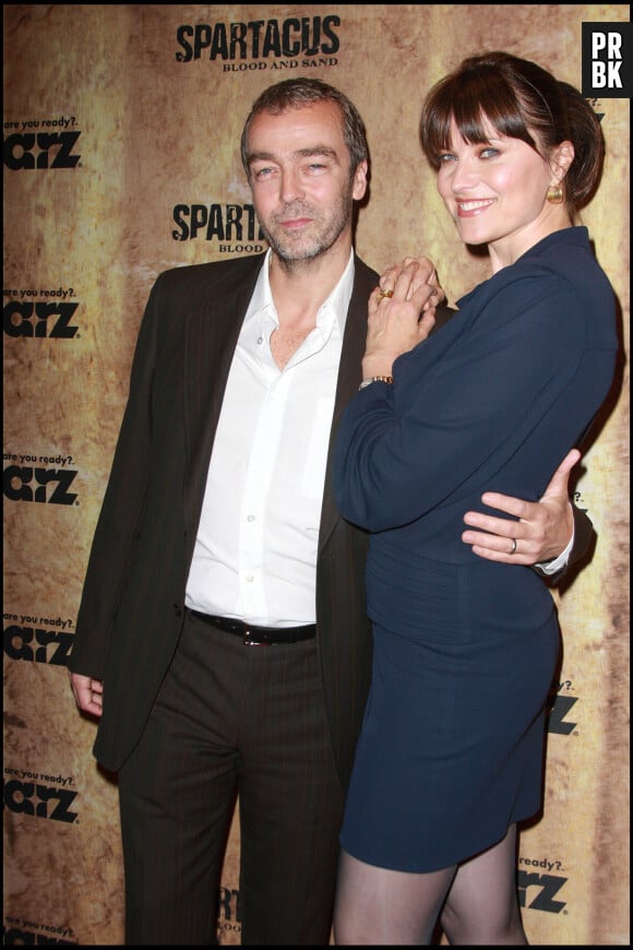 LUCY LAWLESS, JOHN HANNAH - PREMIERE DU FILM "SPARTACUS : BLOOD AND SAND" A NEW YORK  4394895 Premiere of 'Spartacus: Blood and Sand' at the Tribeca Grand Screening Room in New York City, New York on January 19, 2010 