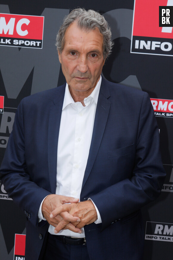 Jean-Jacques Bourdin - Conférence de presse de rentrée 2019-2020 de RMC, RMC Sport et BFM TV à Altice Campus à Paris le 28 août 2019. © Christophe Clovis / Bestimage