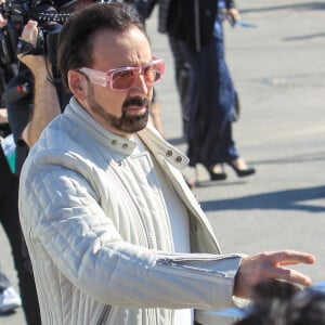 Nicolas Cage - Les célébrités arrivent à la soirée des Film Independent Spirit Awards au Santa Monica Pier dans le quartier de Santa Monica à Los Angeles, le 8 février 2020