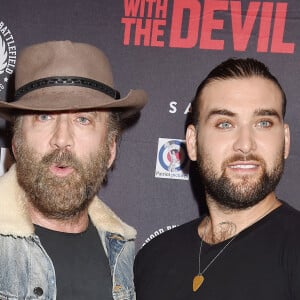 Nicolas Cage et son fils Weston Cage - Avant-première du film "Running with the Devil" à Beverly Hills, Los Angeles, le 16 septembre 2019.