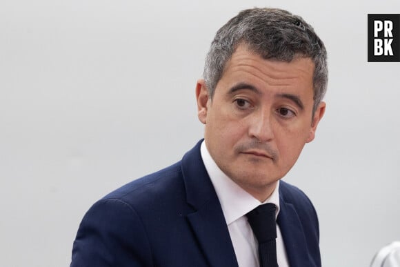 Le ministre français de l'Intérieur Gérald Darmanin arrive pour le Comité interministériel de l'enfance (CIE) à l'hôtel Matignon à Paris le 20 novembre 2023 © Raphael Lafargue/Pool/Bestimage