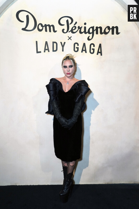 Lady Gaga dévoile sa vision du Dom Pérignon Rosé à la Sheats Goldstein Residence à Los Angeles, Californie, Etats-Unis, le 20 octobre 2022.