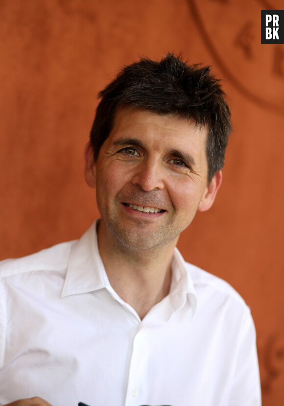 Thomas Sotto - Les célébrités dans le village des Internationaux de France de Tennis de Roland Garros 2019 à Paris, France, le 29 mai 2019 © Jacovides-Moreau/Bestimage