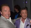 Archives - Arnold Schwarzenegger et Sylvester Stallone - Soirée au Gotha Club à Cannes pour la sortie du film "Expendables 3". Le 18 mai 2014