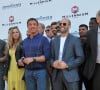 Arnold Schwarzenegger, Ronda Rousey, Sylvester Stallone, Jason Statham, Harrison Ford - Les acteurs du film "Expendables 3" arrivent à bord d'un char militaire devant l'hôtel Carlton pour le photocall du film dans le cadre du 67ème festival du film de Cannes, le 18 mai 2014.