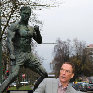 Jean-Claude Van Damme - Jean-Claude Van Damme fait la promotion de la série d'Amazon "Jean-Claude Van Johnson" à Bruxelles, le 15 décembre 2017.