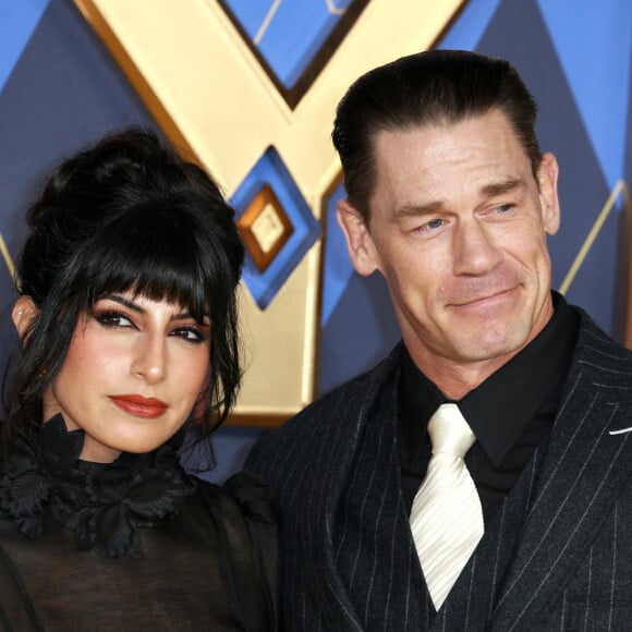 January 24, 2024, London, United Kingdom: Shay Shariatzadeh and John Cena attend the World Premiere of ''Argylle'' at the Odeon Luxe Leicester Square in London, England. © Fred Duval-SOPA Images / Zuma Press / Bestimage  