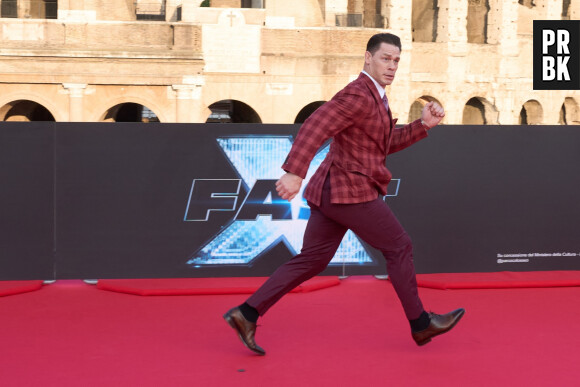 John Cena à la première du film "Fast & Furious X" à Rome, le 12 mai 2023.  Celebrities at the premiere of "Fast & Furious X" in Rome. May 12th, 2023. 