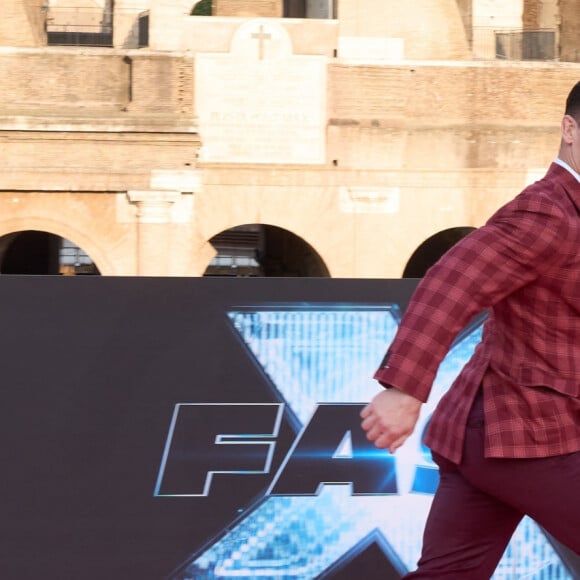 John Cena à la première du film "Fast & Furious X" à Rome, le 12 mai 2023.  Celebrities at the premiere of "Fast & Furious X" in Rome. May 12th, 2023. 