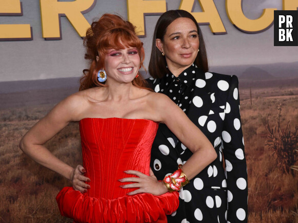 Natasha Lyonne et Maya Rudolph à la première du film "Poker Face" à Los Angeles, le 17 janvier 2023.