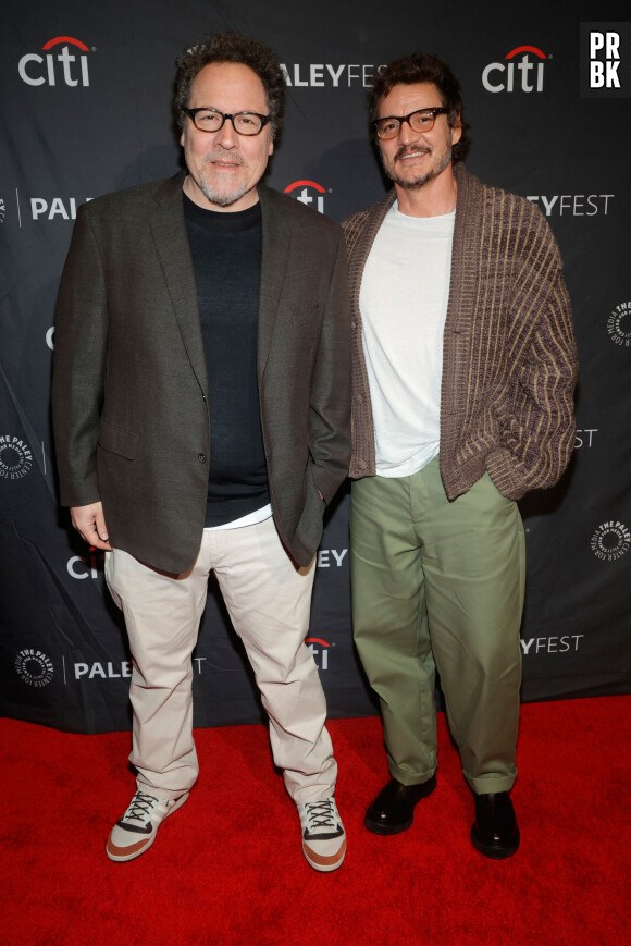 Jon Favreau, Pedro Pascal - Projection du film "The Mandalorian" lors du PaleyFest 2023 au Dolby Theatre à Hollywood, États Unis le 31 Mars 2023.
