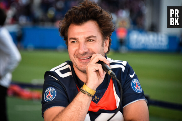 Michaël Youn - People et supporters au Parc des Princes pour assister à la finale de la ligue des Champions UEFA 2020 sur écran géant à Paris, le 23 août 2020. © Federico Pestellini / Panoramic / Bestimage 