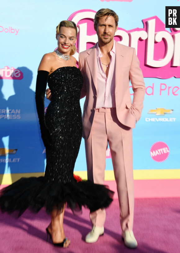 Margot Robbie et Ryan Gosling à l'avant-premiere de Barbie au Shrine Auditorium de Los Angeles le 9 juillet 2023