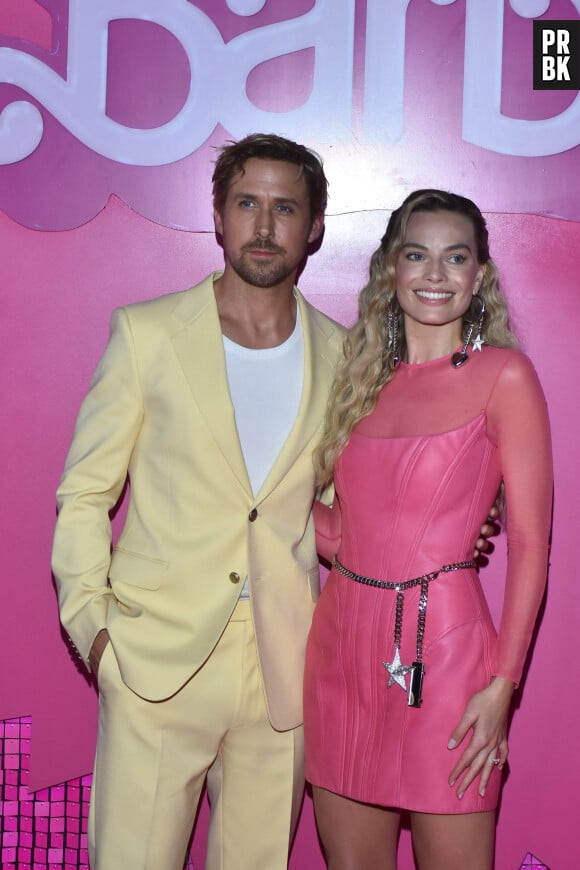 Ryan Gosling et Margot Robbie sur le tapis rose de Barbie au Toreo Parque Central le 6 juillet 2023 au Mexique. (Credit Image: © Carlos Tischler/eyepix via Zuma Press/Bestimage)


