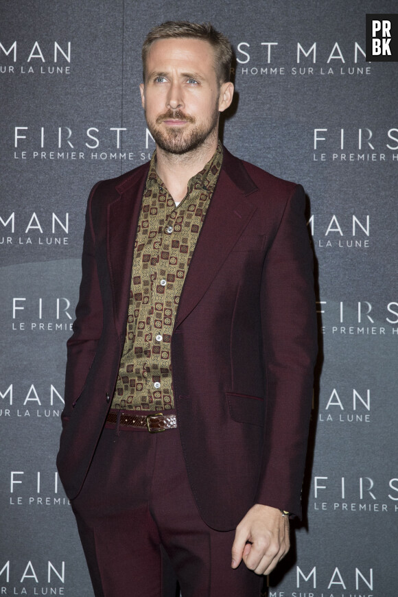 Ryan Gosling - Avant première du film "First Man" au cinéma UGC Normandie à Paris le 25 septembre 2018. © Olivier Borde/Bestimage