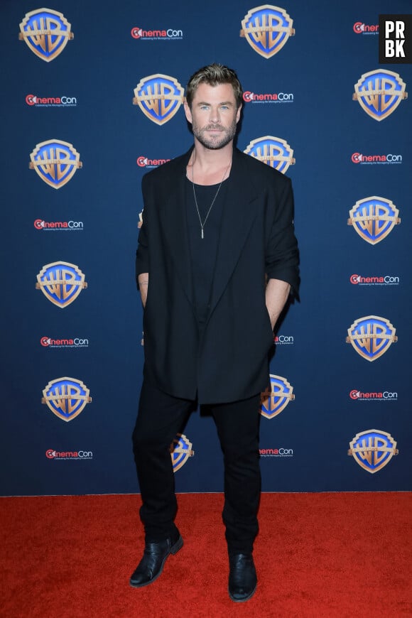 Chris Hemsworth au CinemaCon au Caesars Palace le 9 avril 2024 à Las Vegas © Nina Prommer / Zuma Press / Bestimage 


