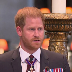 Le prince Harry est en 4e position du classement - Le prince Harry, duc de Sussex lors de la célébration du 10e anniversaire des Invictus Games, en la cathédrale Saint-Paul à Londres, Royaume Uni, le 8 mai 2024.
