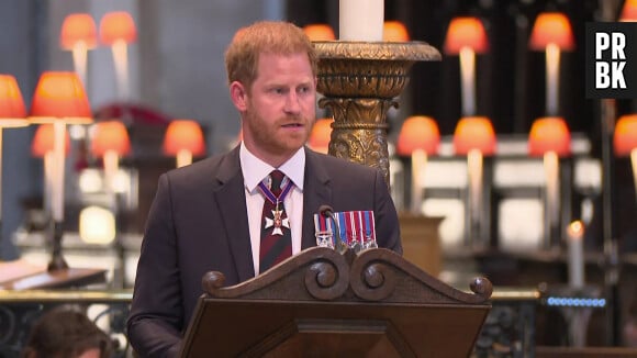 Le prince Harry est en 4e position du classement - Le prince Harry, duc de Sussex lors de la célébration du 10e anniversaire des Invictus Games, en la cathédrale Saint-Paul à Londres, Royaume Uni, le 8 mai 2024.