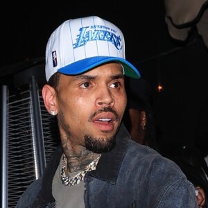 Chris Brown est en 10e position du classement - Chris Brown à West Hollywood.