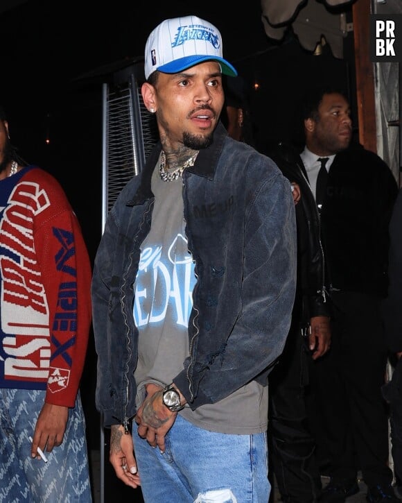 Chris Brown est en 10e position du classement - Chris Brown à West Hollywood.